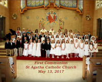 St Agatha First Communion 2017